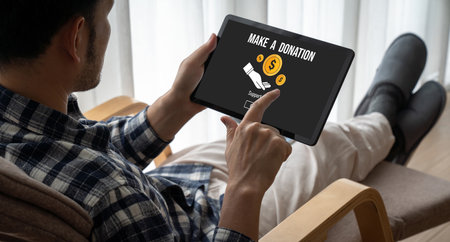 Online donation platform offer modish money sending system for people to transfer on the internet