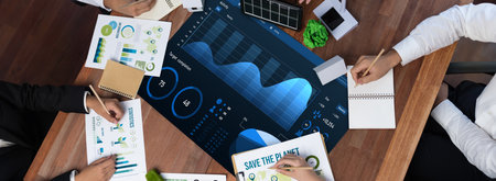 Business data dashboard provide brisk business intelligence analytic for marketing strategy planning