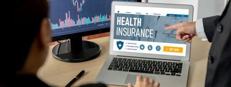 Health insurance web site brisk registration system for easy form filling