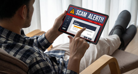 Cyber security software show alert of cyber attack for protection snugly. Danger from virus,...