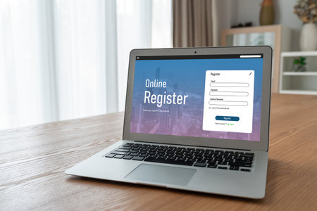 Online registration form for modish form filling on the internet website