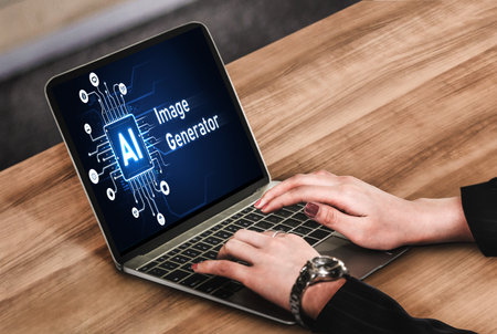 Generative AI virtual assistant tools for prompt engineer and user for ease of engage artificial intelligence AI technology help people to work with generative AI functions by prompting the AI snuglyの写真素材