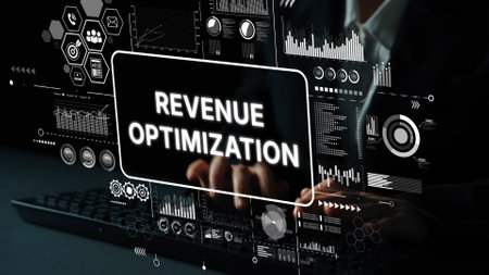 Revenue Optimization Strategy with Digital Analytics and Business Growth Visualization. Asymptotic...