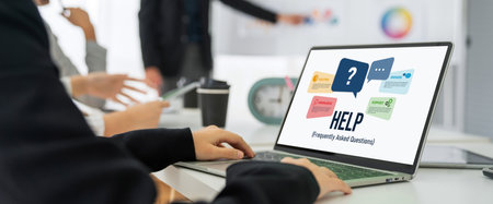 Help screen on the website provide answer to FAQ frequently asked question snugly with knowledge...