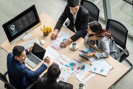 Online product certification, marking a key achievement. Demonstrates commitment to quality and trustworthiness by having product certification passed. briskの写真素材