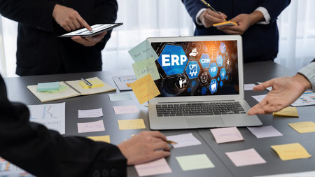 ERP enterprise resource planning software for brisk business to plan the marketing strategy