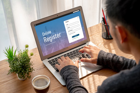 Online registration form for modish form filling on the internet website