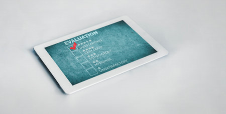 Customer satisfaction and evaluation analysis on modish software computer for marketing strategy planningの写真素材