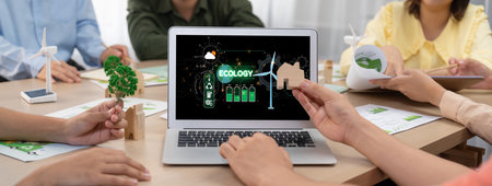 Computer Software Leading the Way in Green Business strategy and Sustainability, promoting...
