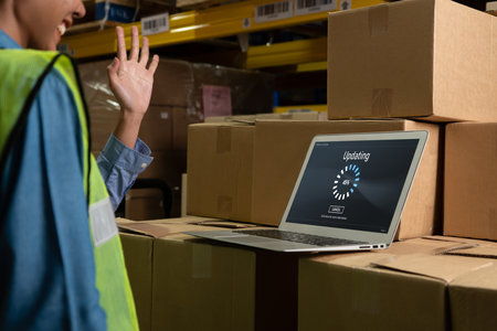 Software update on computer for modish version of device software upgrade