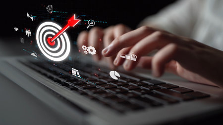 Target audience analysis, customer segmentation, personalized marketing, audience targeting strategies, and marketing efficiency improvement through smart customer profiling. Muxerの写真素材