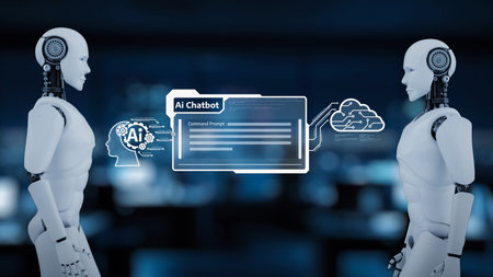 AI Virtual Assistant Artificial Intelligence Chatbot Controlled by Prompt Engineering for...