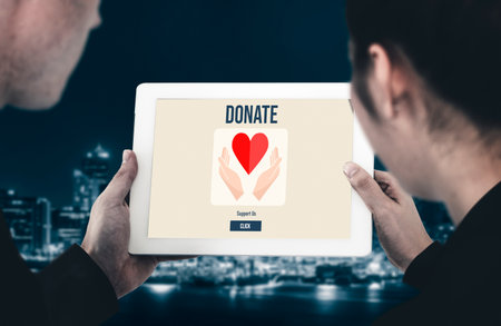 Online donation platform offer modish money sending system for people to transfer on the internet