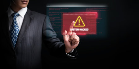 Business person identifies vulnerabilities cyber security to prevent hacks. Learn how to safeguard...