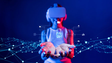 Business person explore the core of cyber security. Delve into cyber protection methods, cyber...