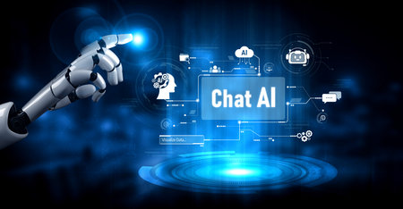AI Virtual Assistant Artificial Intelligence Chatbot Controlled by Prompt Engineering for...