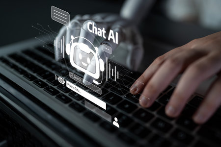 AI Assistant Brain Processor with LLM Technology, Big Data, Machine Learning, Generative AI for Business Support, Future Agentic AI Technology and Artificial Intelligence Prompt Engineering. Latchの写真素材