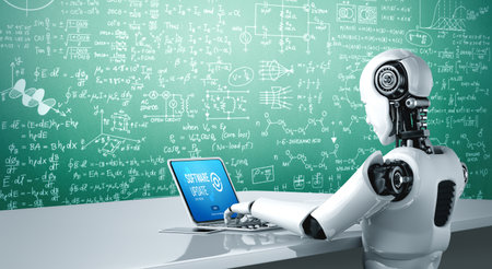 Software update on computer for modish version of device software upgradeの写真素材