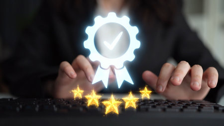 Quality assurance, product quality control, compliance verification, QA and QC systems, and product excellence achieved through structured quality assurance processes. Muxerの写真素材