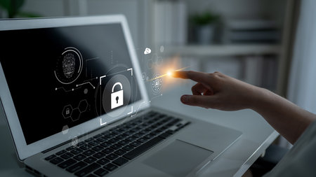 AI cyber security system using biometric authentication and privacy control. Cyber security protects...