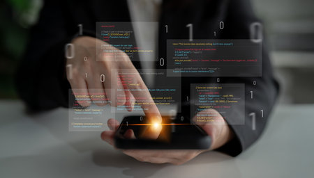 Unsecure and buggy programming code filled with errors and strange logic. Code contains insecure queries, broken validation, weird functions, and programming flaws for demonstration. Latchの写真素材
