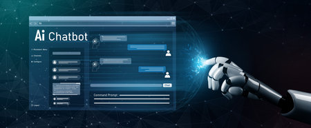 AI Virtual Assistant Artificial Intelligence Chatbot Controlled by Prompt Engineering for...