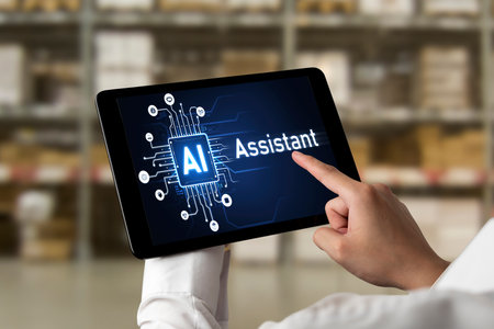 Generative AI virtual assistant tools for prompt engineer and user for ease of engage artificial intelligence AI technology help people to work with generative AI functions by prompting the AI snuglyの写真素材