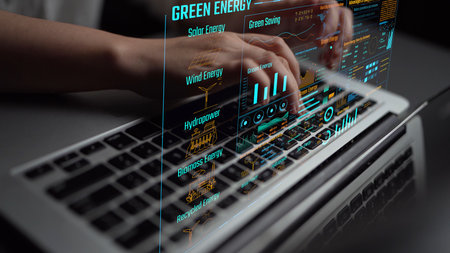 Sustainable business practices, green innovation, eco-friendly solutions, climate action, and long-term sustainability strategies supporting environmental goals and corporate responsibility. Thunkの写真素材