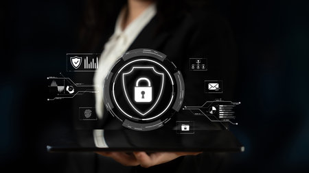 Cyber security protects against breaches, hacks, and network attacks using strong infrastructure and proactive digital defense strategies. Latchの写真素材