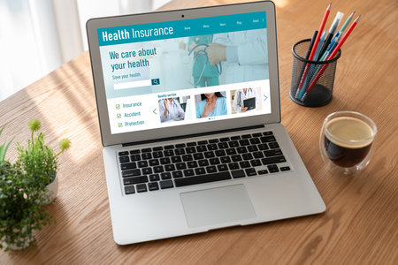 Health insurance web site modish registration system for easy form filling