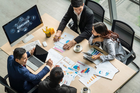 Compliance system for modish online corporate business to meet quality standard