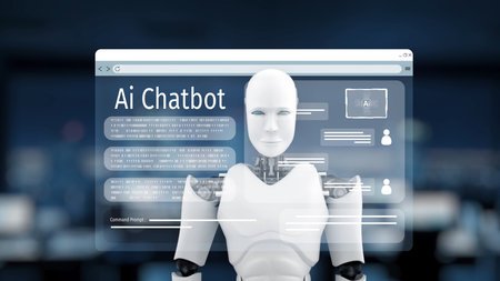 AI Virtual Assistant Artificial Intelligence Chatbot Controlled by Prompt Engineering for...