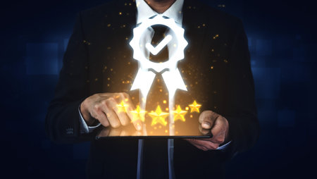 Certified products meet quality standards through assurance processes, verified compliance, and trusted milestones for market confidence. Vouchの写真素材