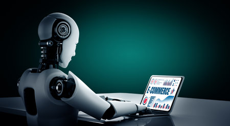 E-commerce data software provide modish dashboard for sale analysis to the online retail businessの写真素材