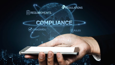 Compliance ensures alignment with standards, laws, and policies. A strong compliance system helps enforce regulation, protect organizations, and improve global compliance transparency. Muxerの写真素材