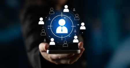 Customer targeting helps identify audience. improves strategy target, customer targeting supports segmentation, enhances campaign target, and customer targeting increases impact. Latchの写真素材