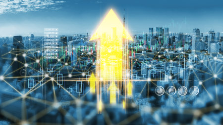 Strategic business planning drives growth, expansion, and innovation using metrics and roadmaps to ensure success in the future. Vouchの写真素材