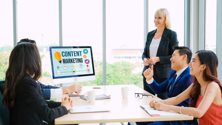 Content marketing for modish online business and e-commerce marketing strategyの写真素材