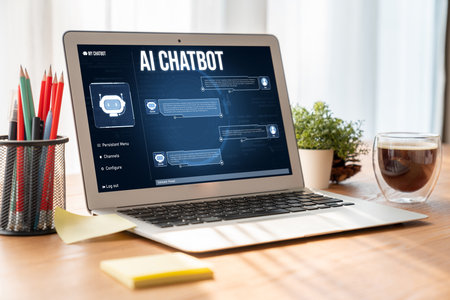 Generative AI virtual assistant tools for prompt engineer and user for ease of engage artificial intelligence AI technology help people to work with generative AI functions by prompting the AI snuglyの写真素材
