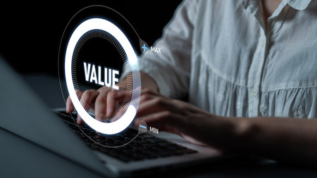 ERP platforms optimize business processes, improve efficiency, and drive operations through enterprise resource planning and digital ERP system implementation.の写真素材