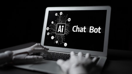 AI Virtual Assistant Artificial Intelligence Chatbot Controlled by Prompt Engineering for Explainable Generative AI information and LLM Deep Learning Technology for Smart Business Work Support. Latchの写真素材
