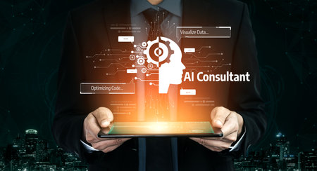 AI assistant with LLM, big data, machine learning, and generative AI powers prompt engineering and...