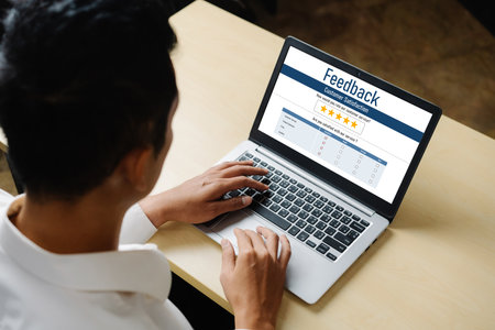 Customer feedback and review analysis by modish computer software for corporate business