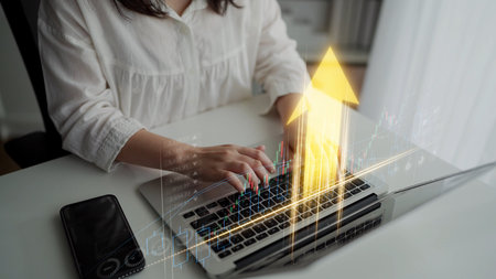 Business growth strategy, growth planning, business expansion, strategic metrics, and innovation roadmap for continued business growth and business success by 2025 and beyond.の写真素材