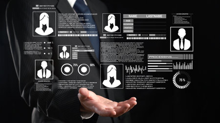 Business person discover key to ID security ensure identity shielded with top security practices, preventing ID theft and boost ID security. Stay safe, and confident in ID protection strategy FaaSの写真素材