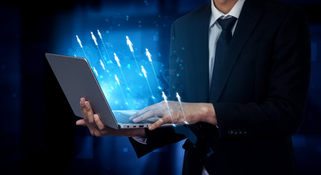 Professional networking expands business connections, fosters collaboration, and builds digital relationships for new opportunities. Vouchの写真素材