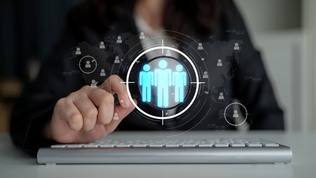 Target audience analysis enhances marketing with segmentation, smart profiling, and personalized strategies for improved audience targeting and campaign efficiency. Latchの写真素材