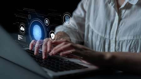 Biometric identity system using fingerprint and facial recognition to secure cloud access, protect...