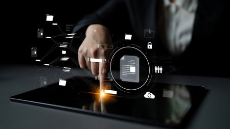 Digital document management system streamlines file access, document sharing, document tracking, and...