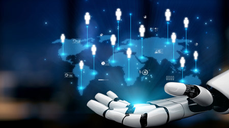 AI boosts people networking with artificial intelligence insights, virtual assistant introductions,...